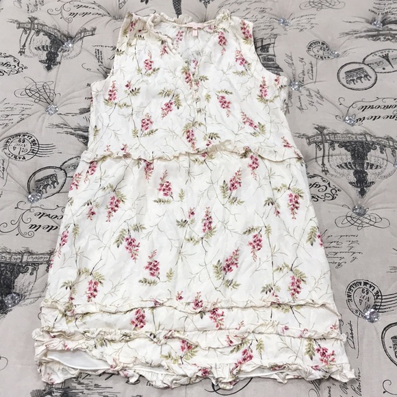 💥 Rebecca Taylor Ivie Floral Ruffle Silk Blend Dress - Picture 4 of 8